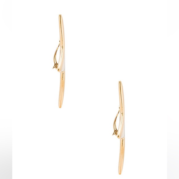 SAINT LAURENT Star Earrings Dore Vieilli Gold - Picture 6 of 9